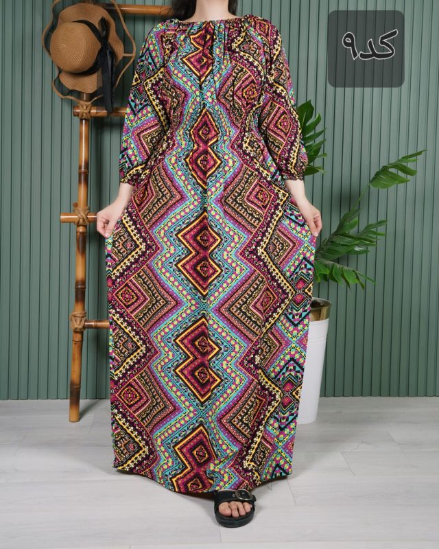 پیراهن ساحلی زنانه تک کش U7729 - تصویر 10