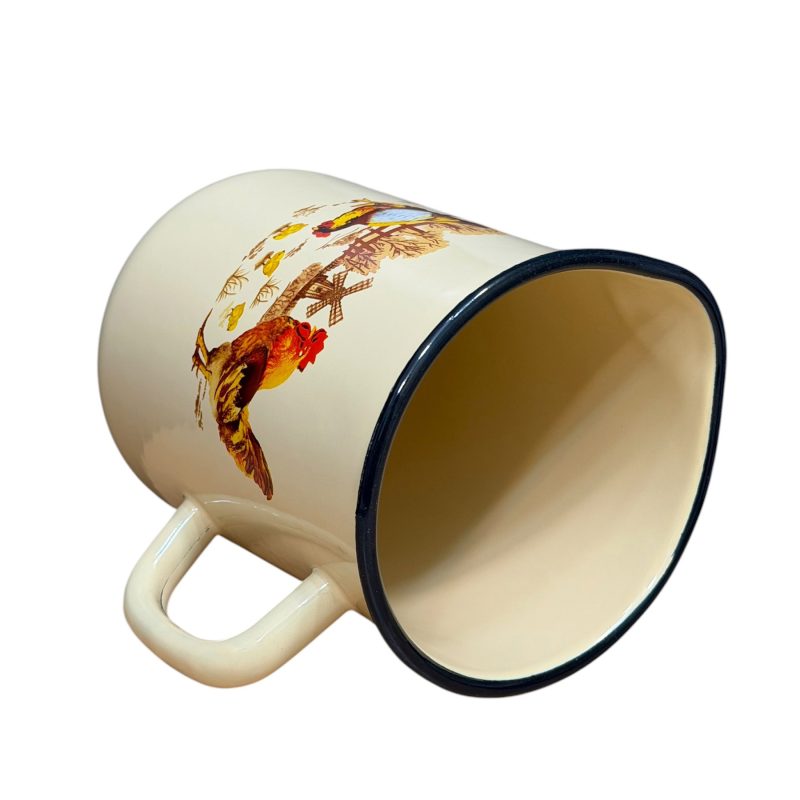 پارچ 2 لیتری لعابی روس خروس مزرعه 7720 - تصویر 2